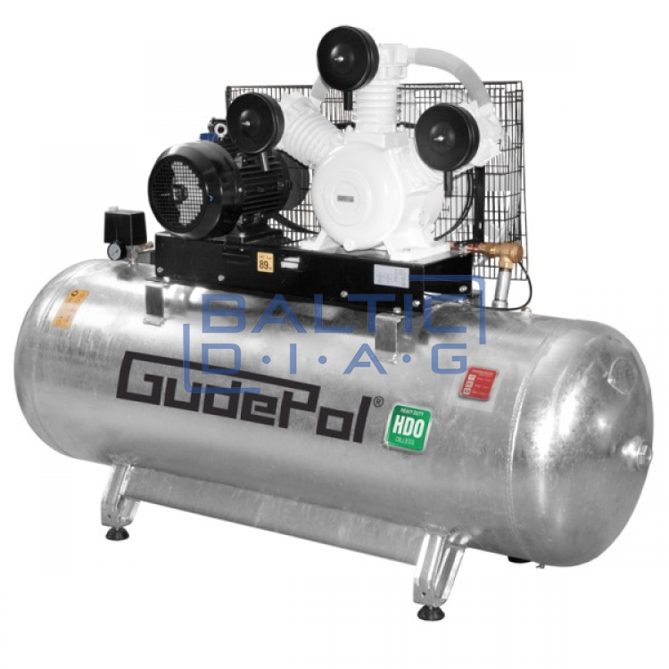 Gudepol betepalinis oro kompresorius 500l 1150l/min 10bar