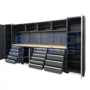 Professional 16-piece workshop cabinet system Weber 610