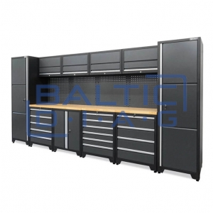 Professional 16-piece workshop cabinet system Weber 610