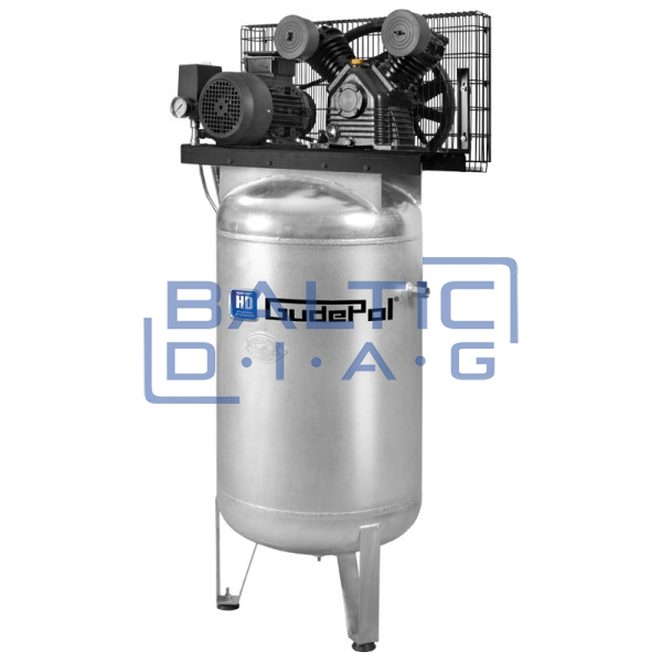 GudePol vertical air compressor 270L 700L / min 10bar