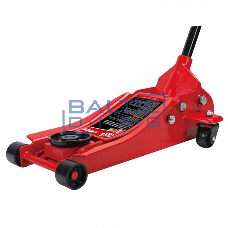 Low profile jack with wheels 2.5t