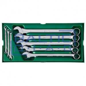 Tray with combination wrench set 8 pcs.
