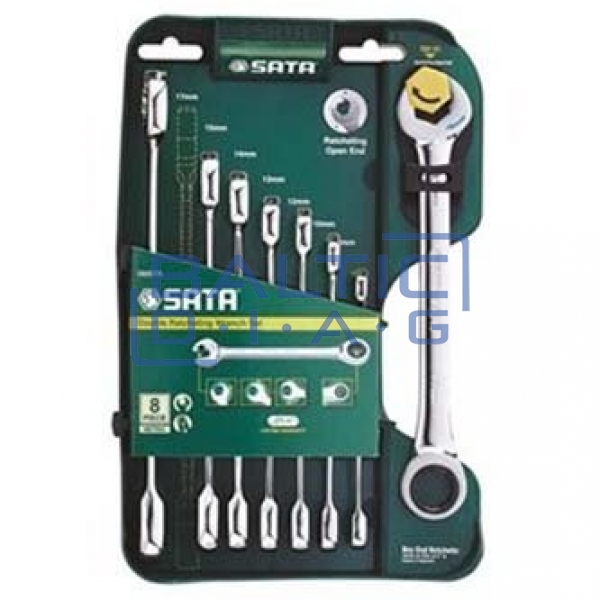 Set of combination keys with ratchet 8pcs.