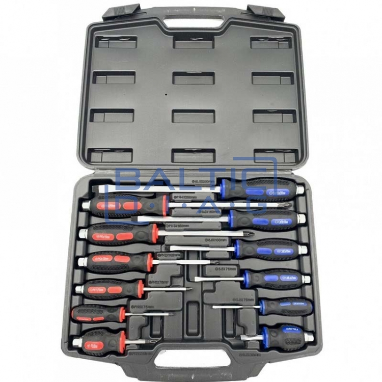 Set of impact screwdrivers 12 pcs.