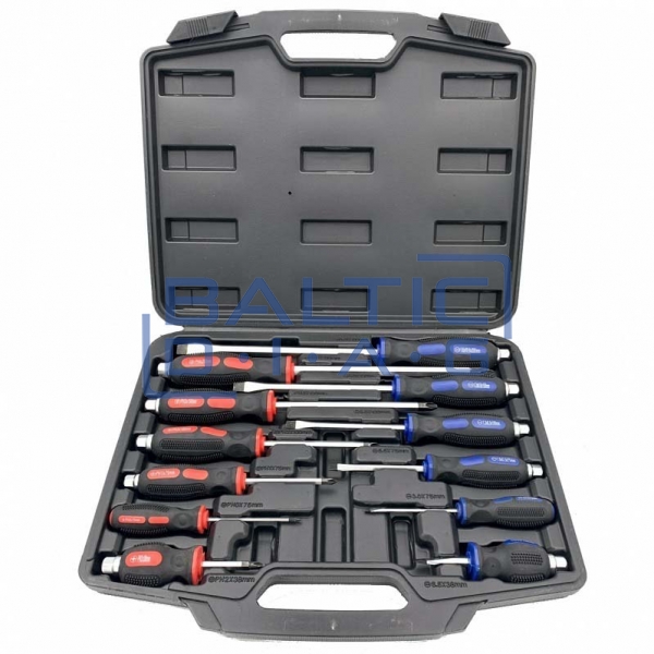 Set of impact screwdrivers 12 pcs.