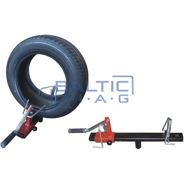 Manual tire extender table
