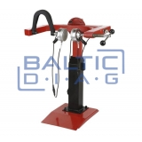 Vulcanizer for rotating tires