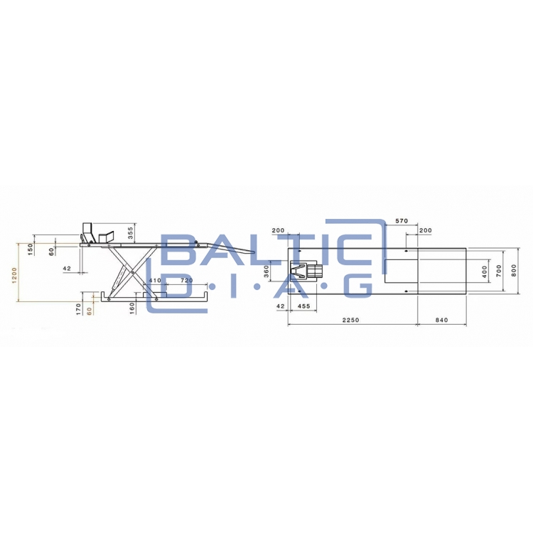 Motociklo keltuvas Weber Expert Serie MC-1000
