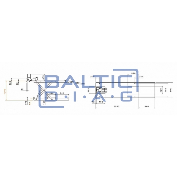 Motociklo keltuvas Weber Expert Serie MC-1000