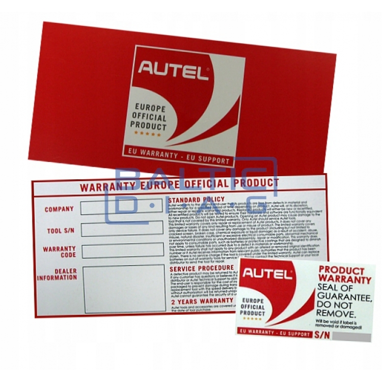 Oficialūs AUTEL 1 metų atnaujinimai MaxiSys MS908S Pro prietaisams