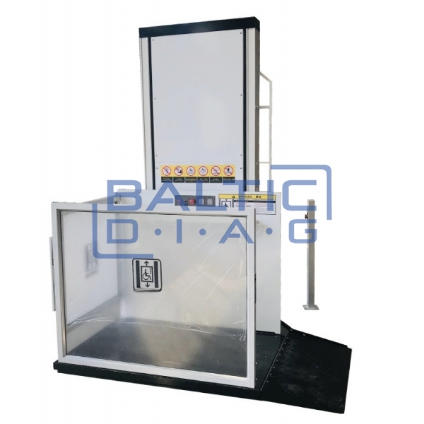 Aluminum wheelchair lift