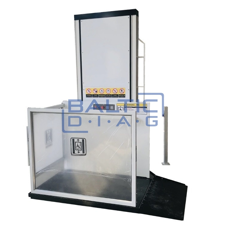 Aluminum wheelchair lift