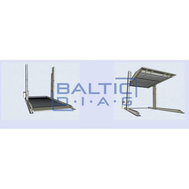 Two-seater parking lift INT-1123-Galv