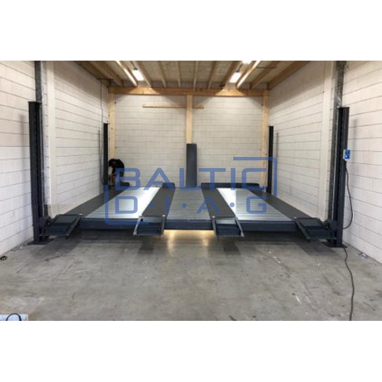 Double parking lift for int-XLT 2 + 2-wide trailers