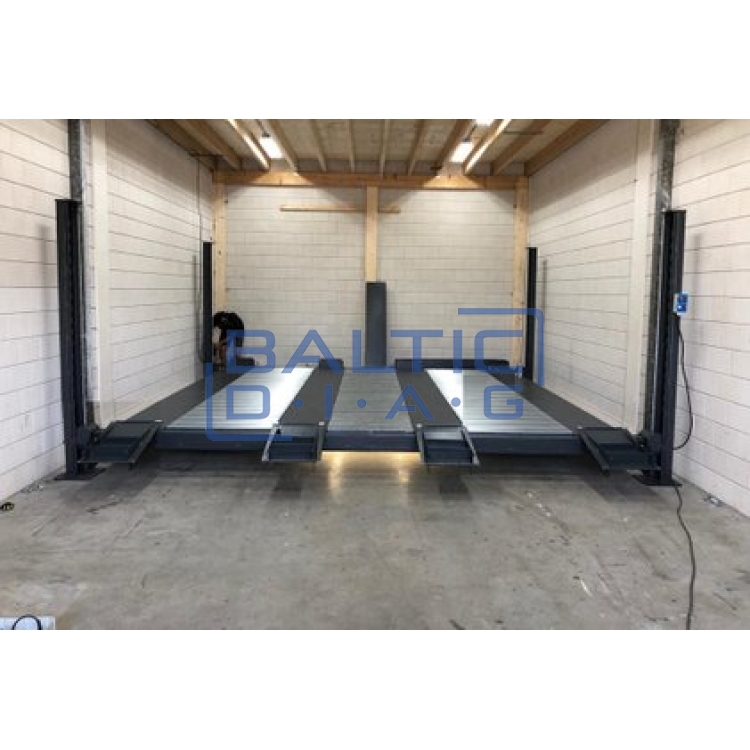 Dvivietis parkingo keltuvas skirtas priekaboms int-XLT 2+2-wide