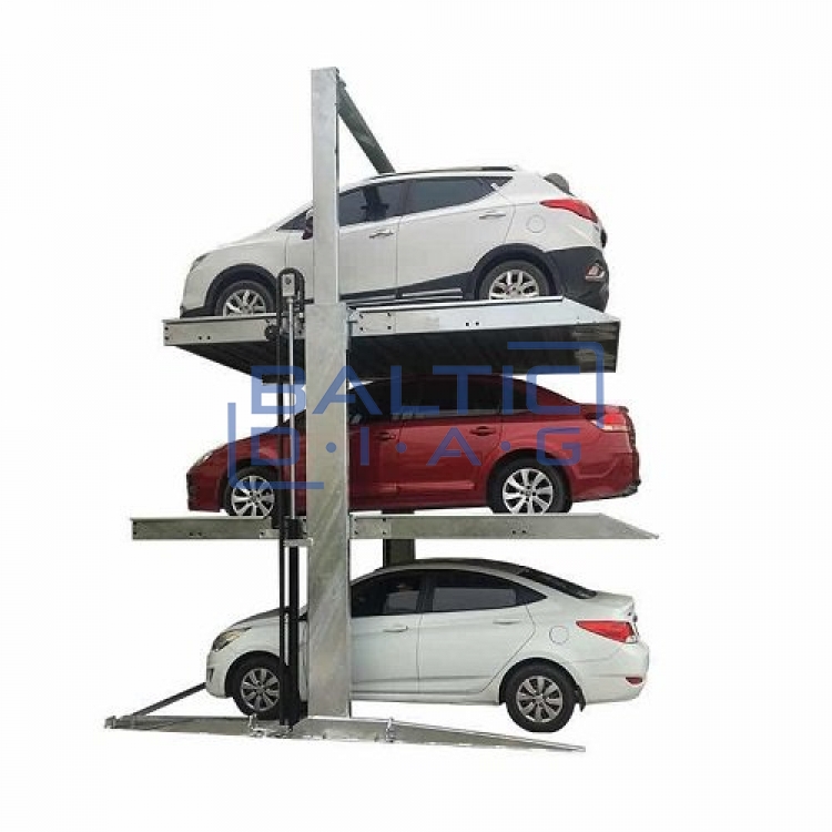 Trijų vietų parkingo keltuvas int-2 post-triple