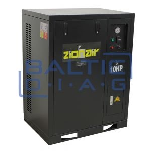 Stūmoklinis oro kompresorius su garsą izoliuojančia dėže Zion Air 5,5 kW ir 8 bar Stūmoklinis oro kompresorius su garsą izoliuojančia dėže Zion Air 5,5 kW ir 8 bar