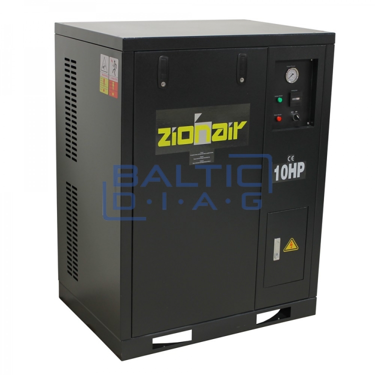 Тихий воздушный компрессор Zion Air 5.5Kw и 8Bar