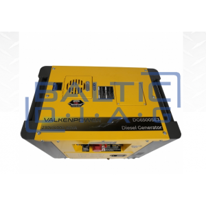 Closed design diesel generator 230V / 400V, 4,6 kW