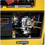 Closed design diesel generator 230V / 400V, 4,6 kW