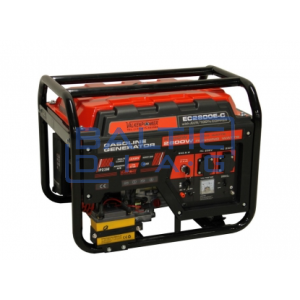 Benzininis elektros generatorius 2.8 kw (elektrinis paleidimas)
