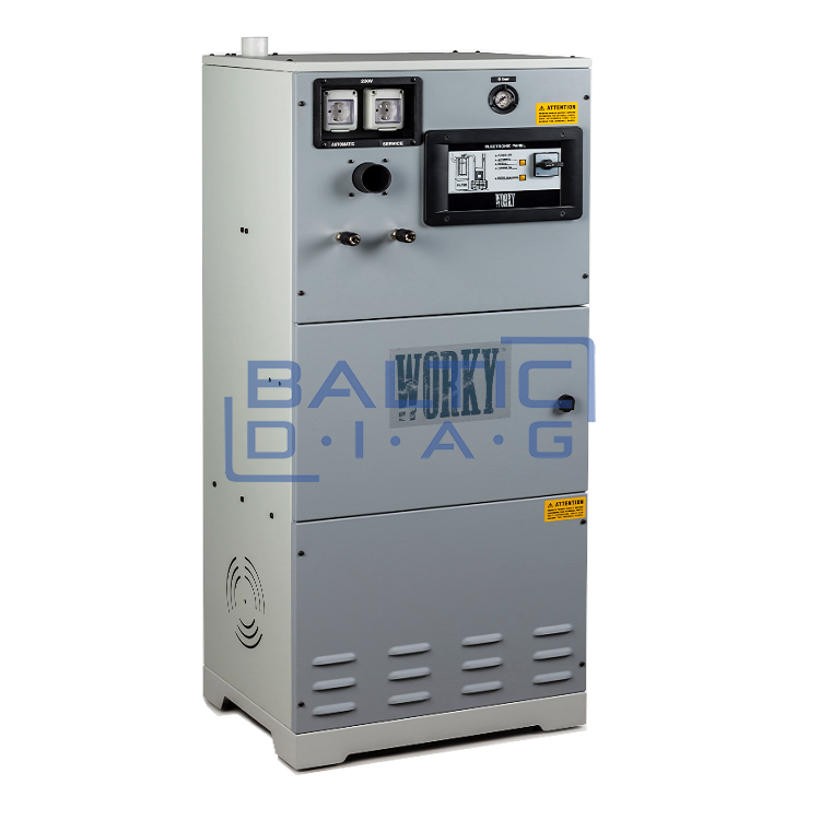 Cabinet with distribution turbine and built-in filter worky DOLMEN-2