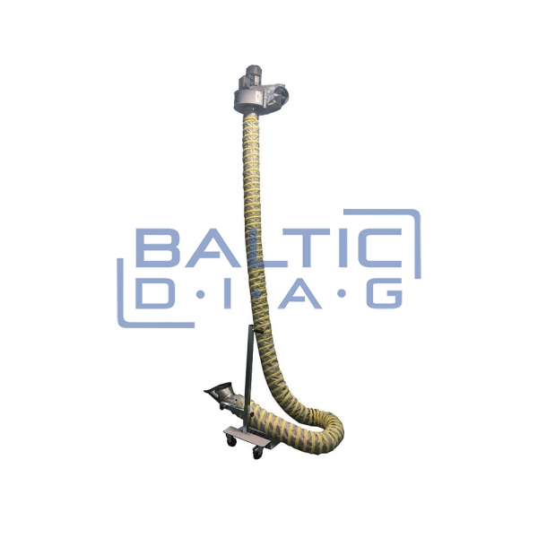 Exhaust gas extraction kit for DPF cleaning process WORKY GMS