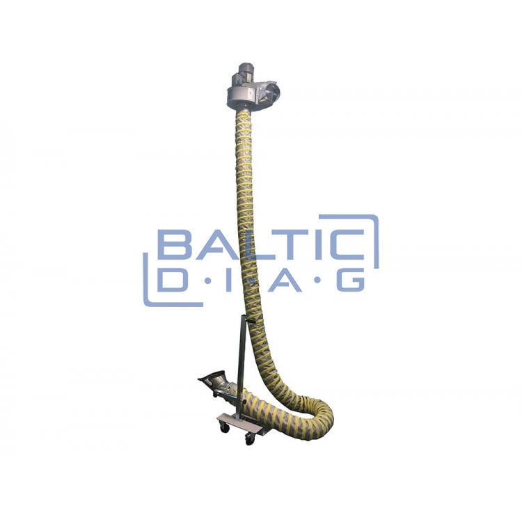 Exhaust gas extraction kit for DPF cleaning process WORKY GMS