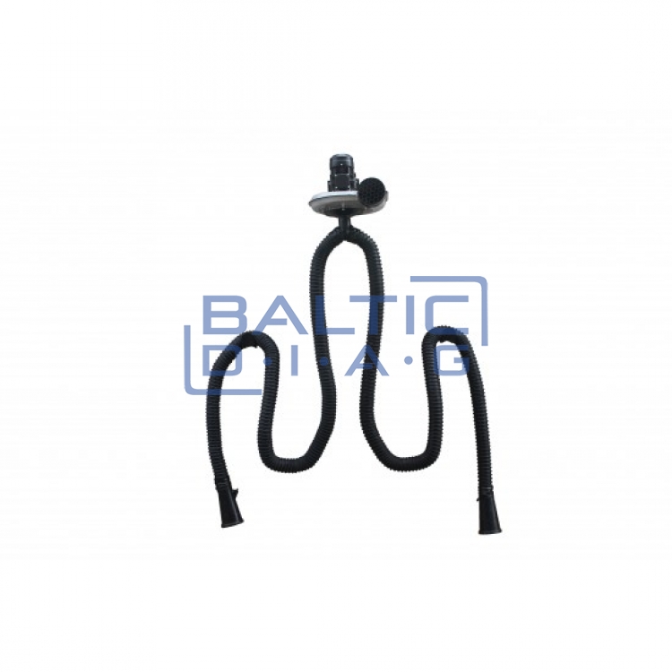 Dual exhaust extraction hose Castex 75 mm