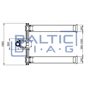 Electro-hydraulic single column lift ATH-Single Lift 12PL
