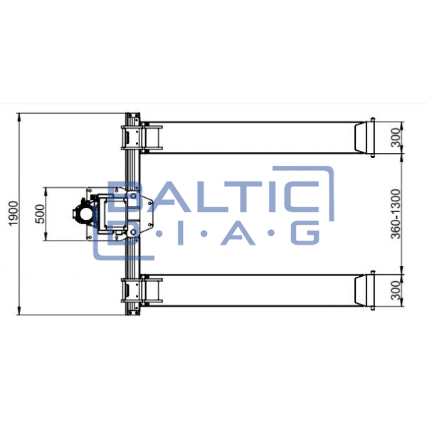 Electro-hydraulic single column lift ATH-Single Lift 12PL