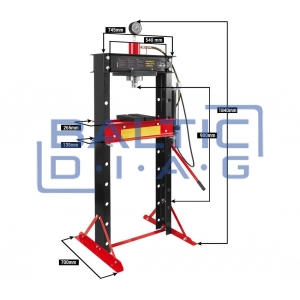 Pneumo-hidraulinis presas 30 tonų H-380P Pneumo-hidraulinis presas 30 tonų H-380P