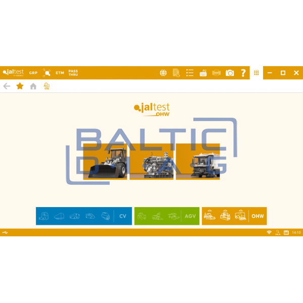 Universali statybinio transporto diagnostikos įranga Jaltest OHW Kit