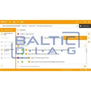 Universali statybinio transporto diagnostikos įranga Jaltest OHW Kit