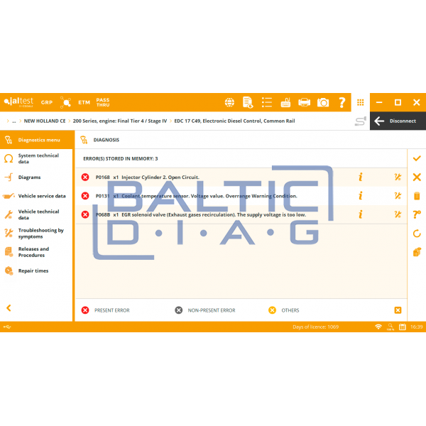 Universali statybinio transporto diagnostikos įranga Jaltest OHW Kit