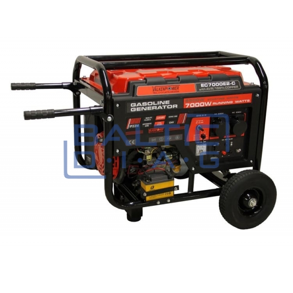 Benzininis generatoriaus su el.paleidėju Valkenpower 7 kW