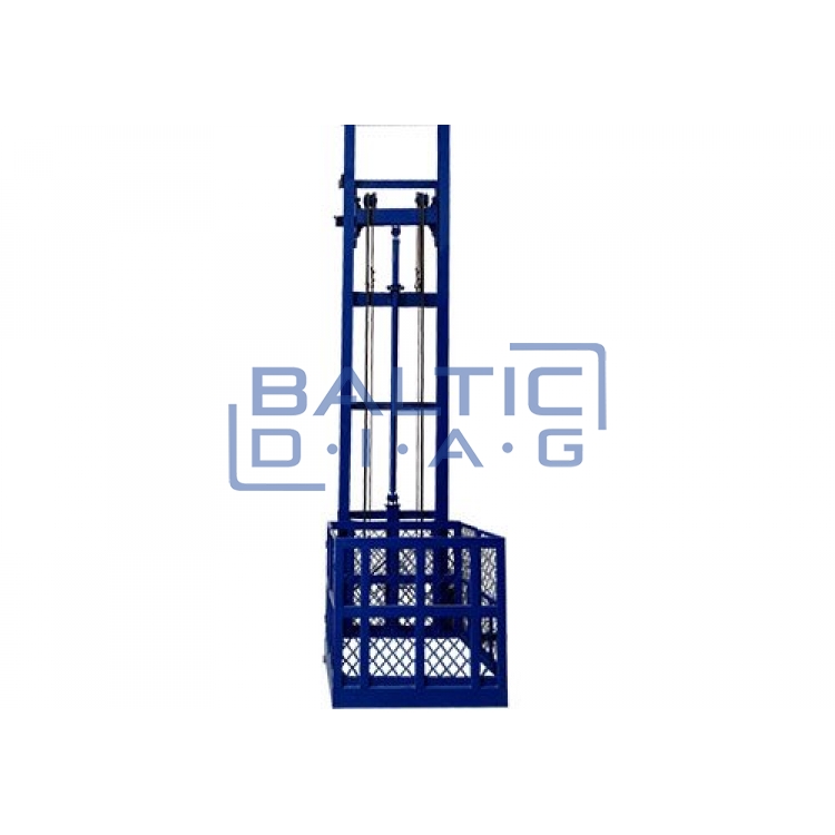 Two-column cargo elevator 2.4-6m