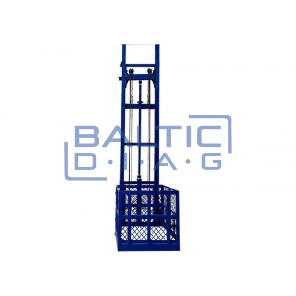 Dviejų kolonų krovininis liftas 2.4-6m