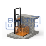 Two-column cargo elevator 2.4-6m