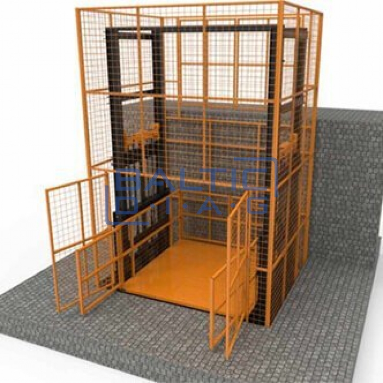 Four column cargo elevator 2.4-6.5m