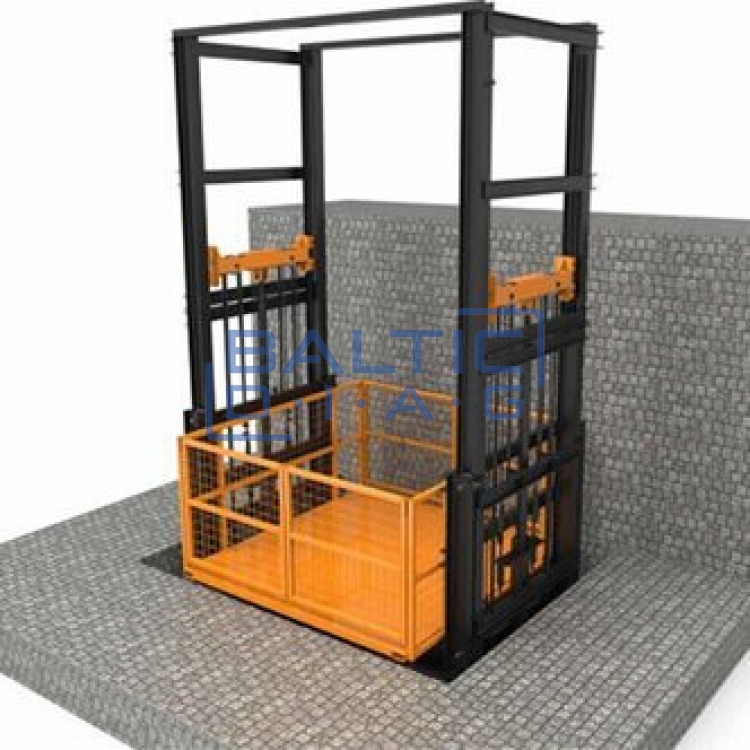 Keturių kolonų krovininis liftas 2.4-6.5m