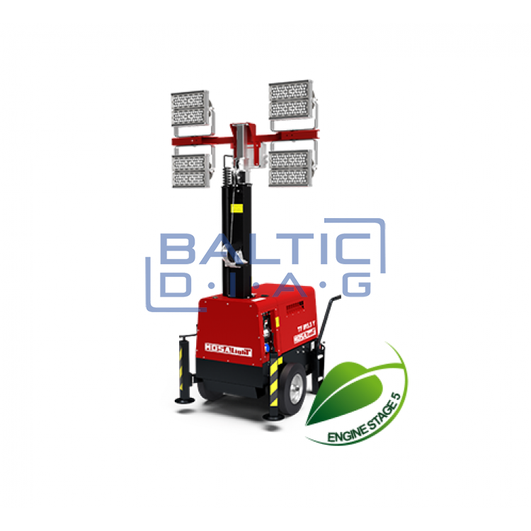 Mobile lighting tower with electric generator MOSA TF IM 5,5 Y