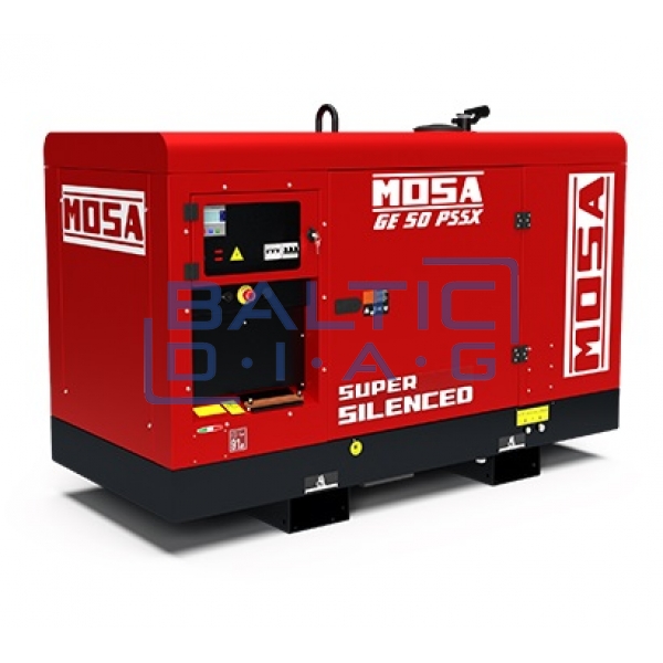 Дизель-генератор MOSA GE 50 PS SX, 36,8 кВт