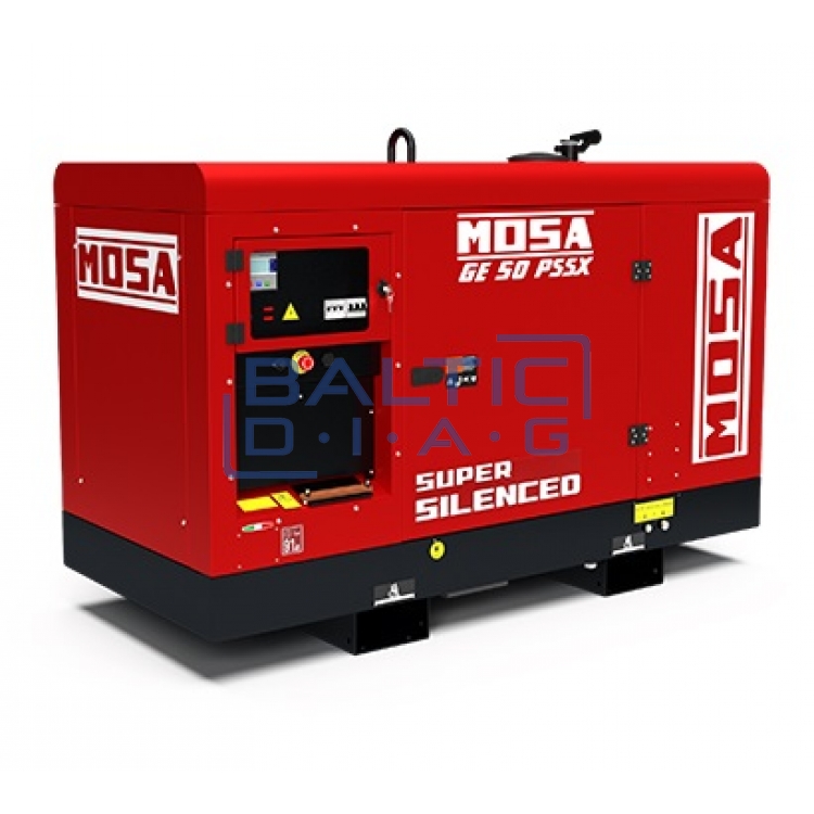 Дизель-генератор MOSA GE 50 PS SX, 36,8 кВт