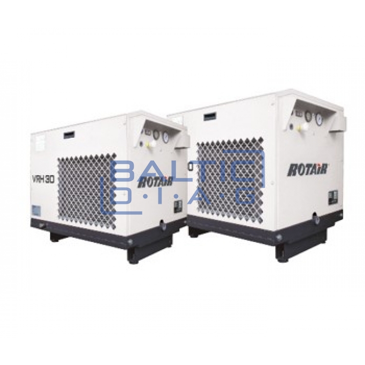 Mobile built-in screw compressor Rotair VRH 10-70