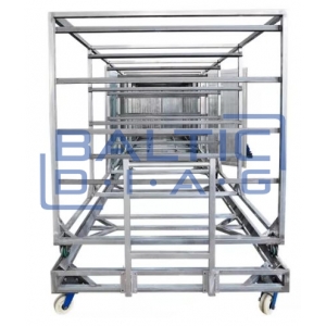 Large electric powder coating furnace COLO 1645