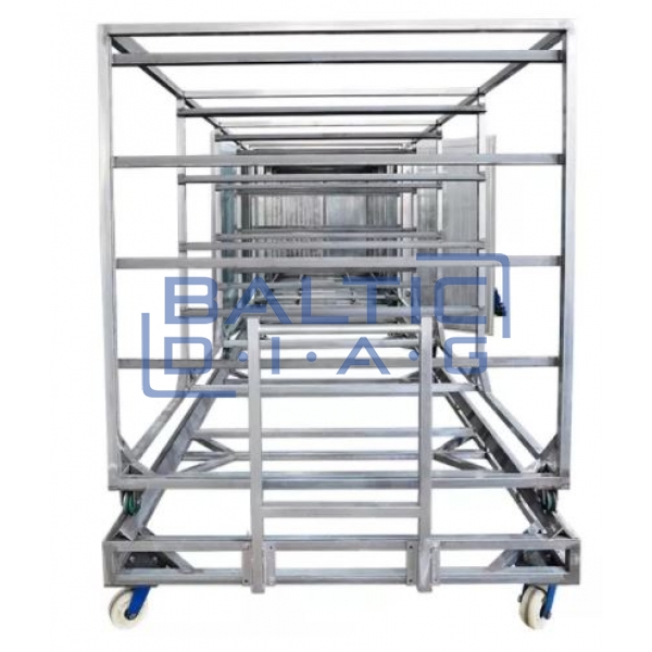 Large electric powder coating furnace COLO 1645