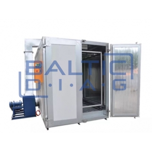 Large electric powder coating furnace COLO 1645