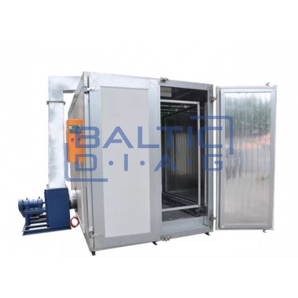Large electric powder coating furnace COLO 1645