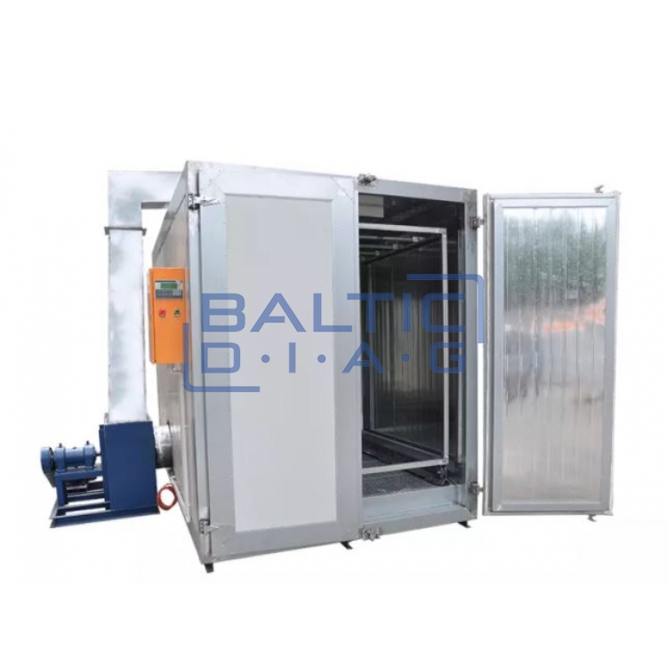 Large electric powder coating furnace COLO 1645